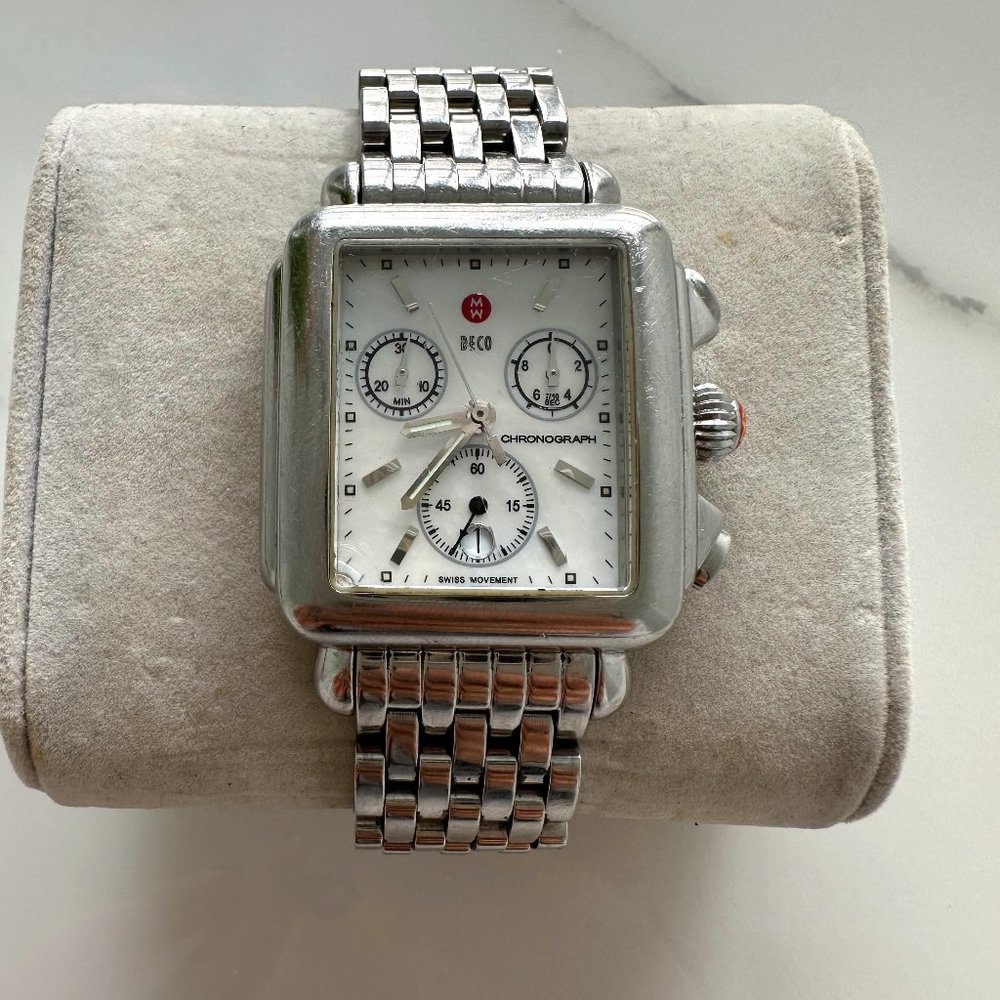 Michele Deco 29mm Chronograph Watch